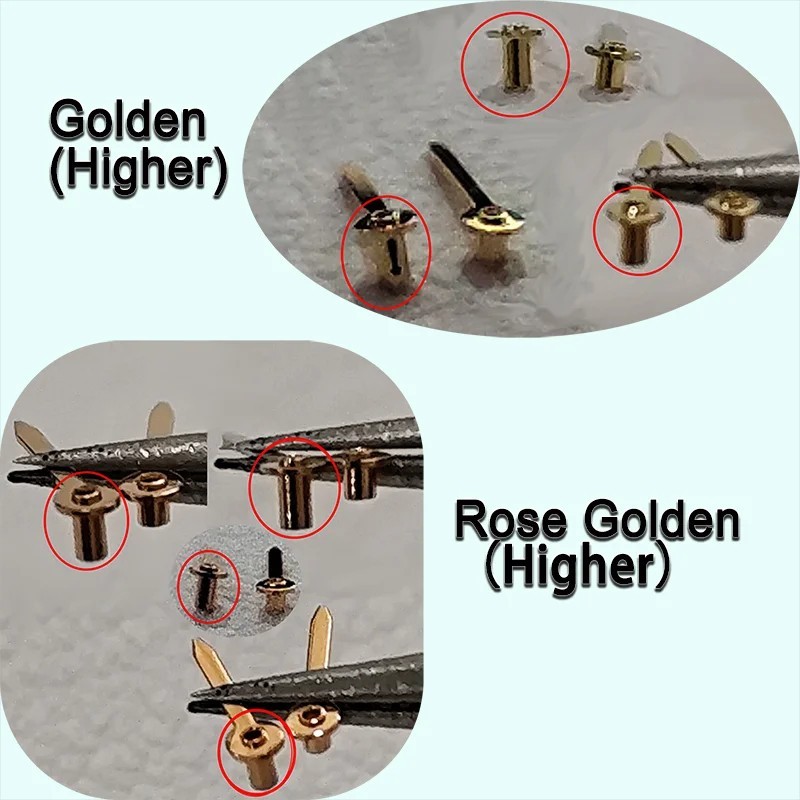 Watch Hands For VK63 Set 6-Hand Green Luminous Silver Rose Gold Mod Parts