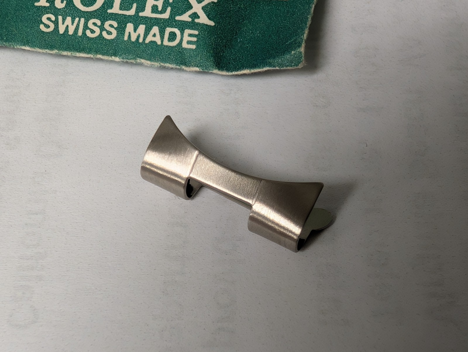 Genuine Rolex END PIECE Steel 557 stamped on it, Model 78350 19mm