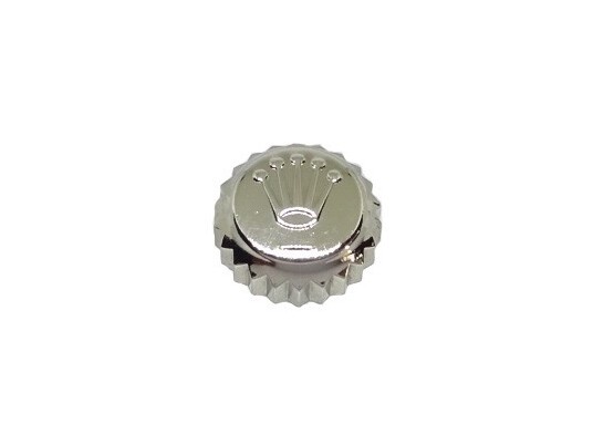 Rolex stainless steel 6mm Monoblonc Watch Crown Part 24-604-0