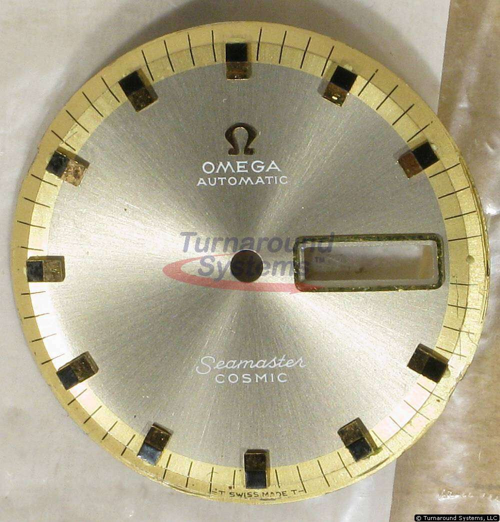 Omega Seamaster Cosmic Dial, Gray Gold & Black, 30.4mm, Date Window, VG++