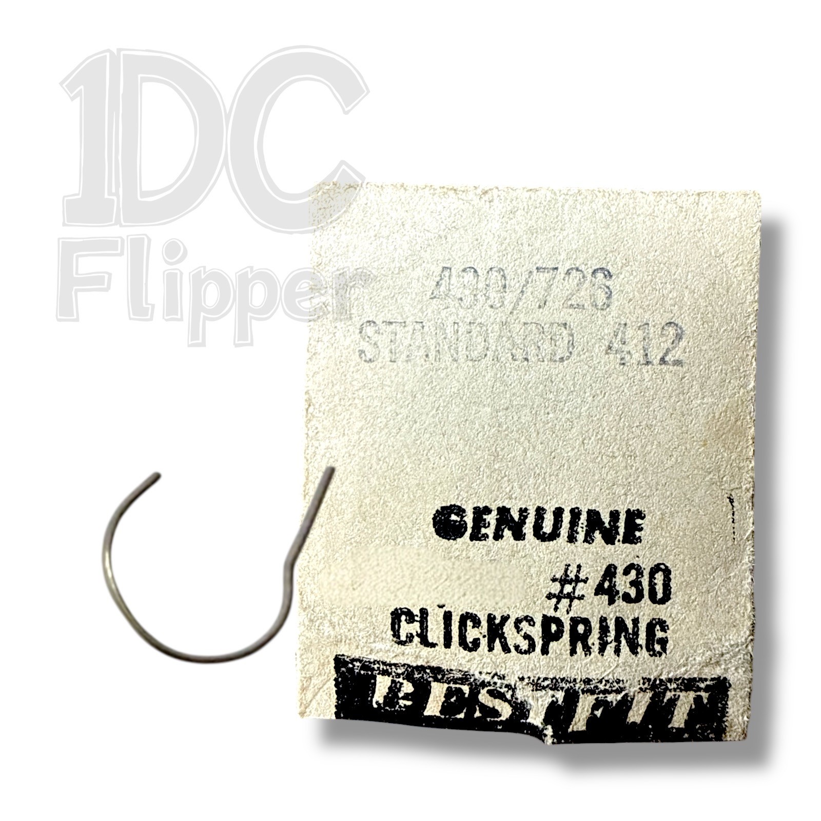 Standard 412 CLICK SPRING 430/726 BestFit NOS Fits Multiple, Read List!