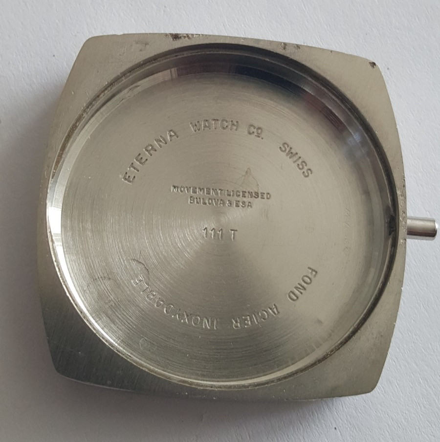 Eterna Sonic Caliber 1550 (ESA Caliber 9162) Wristwatch & Strap For Parts