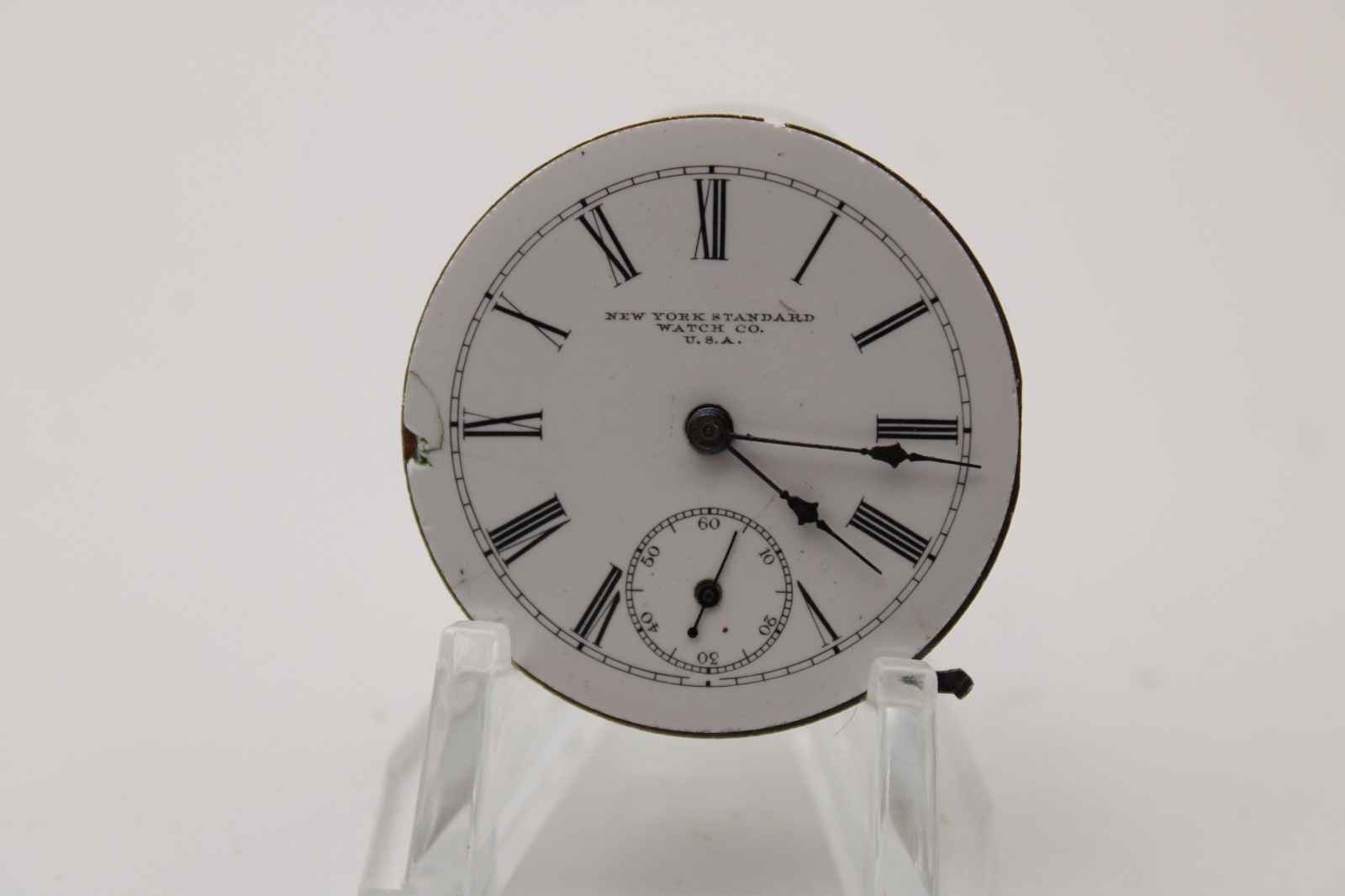 1904 NY STANDARD POCKET WATCH MOVEMENT 2234250 GRADE: 44 6s 7j (RW3)