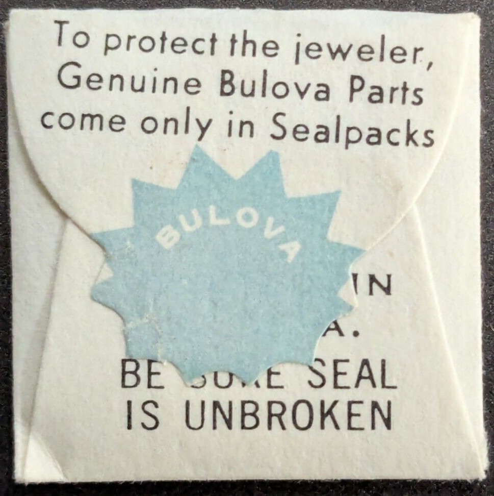 NOS NEW Genuine Bulova Cal. 8EA # 16A Long Winding Stem – Vintage Watch Part