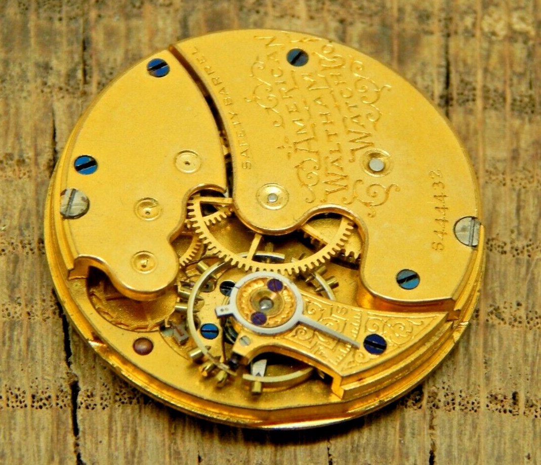Antique Waltham Pocket watch movement 0s 7j Grade 60 Model 1891 Circa 1894