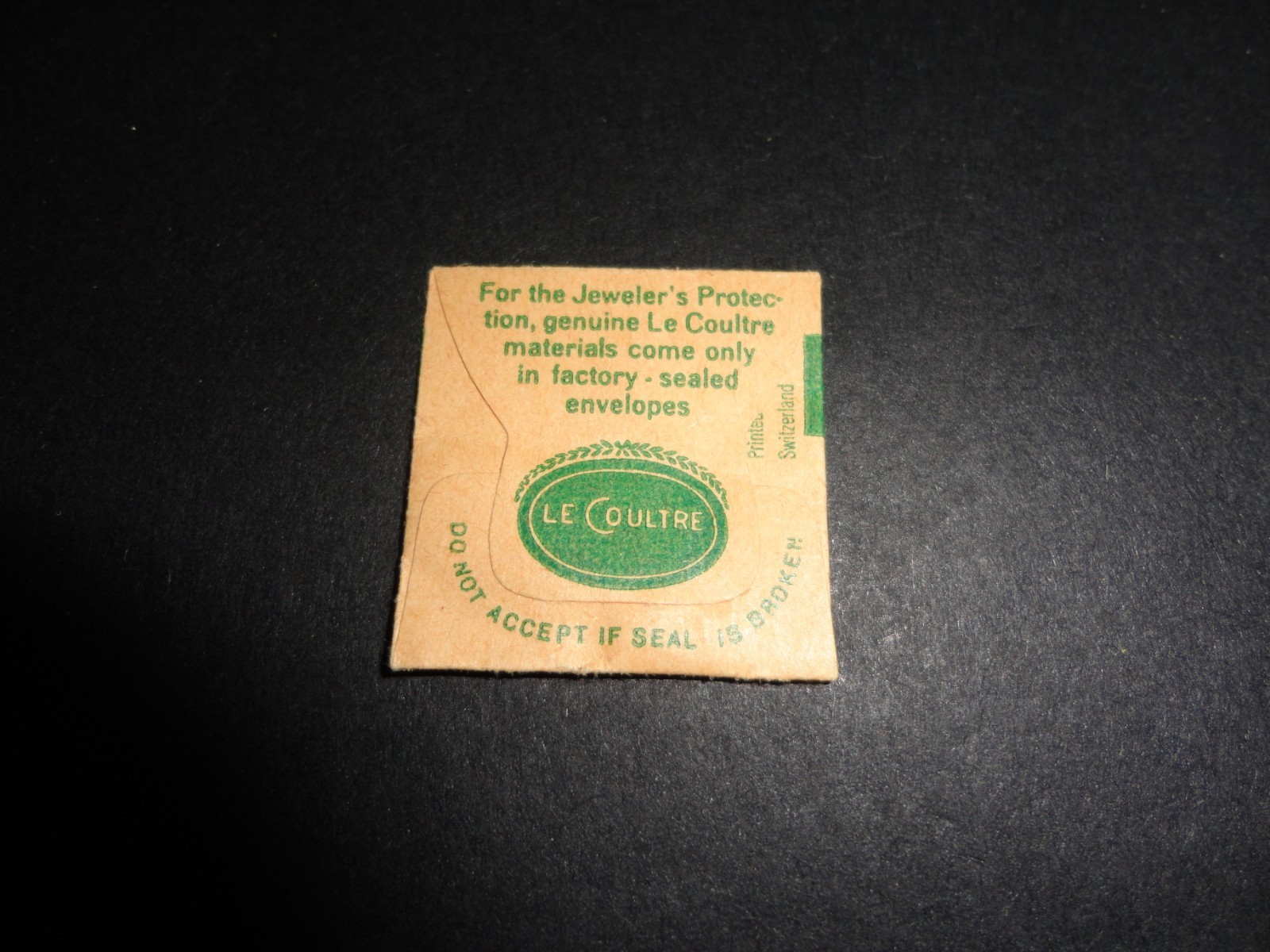 JAEGER LE COULTRE 815-5443 #51 3pc pkg Set Lever ‘Screws Watch Part NOS
