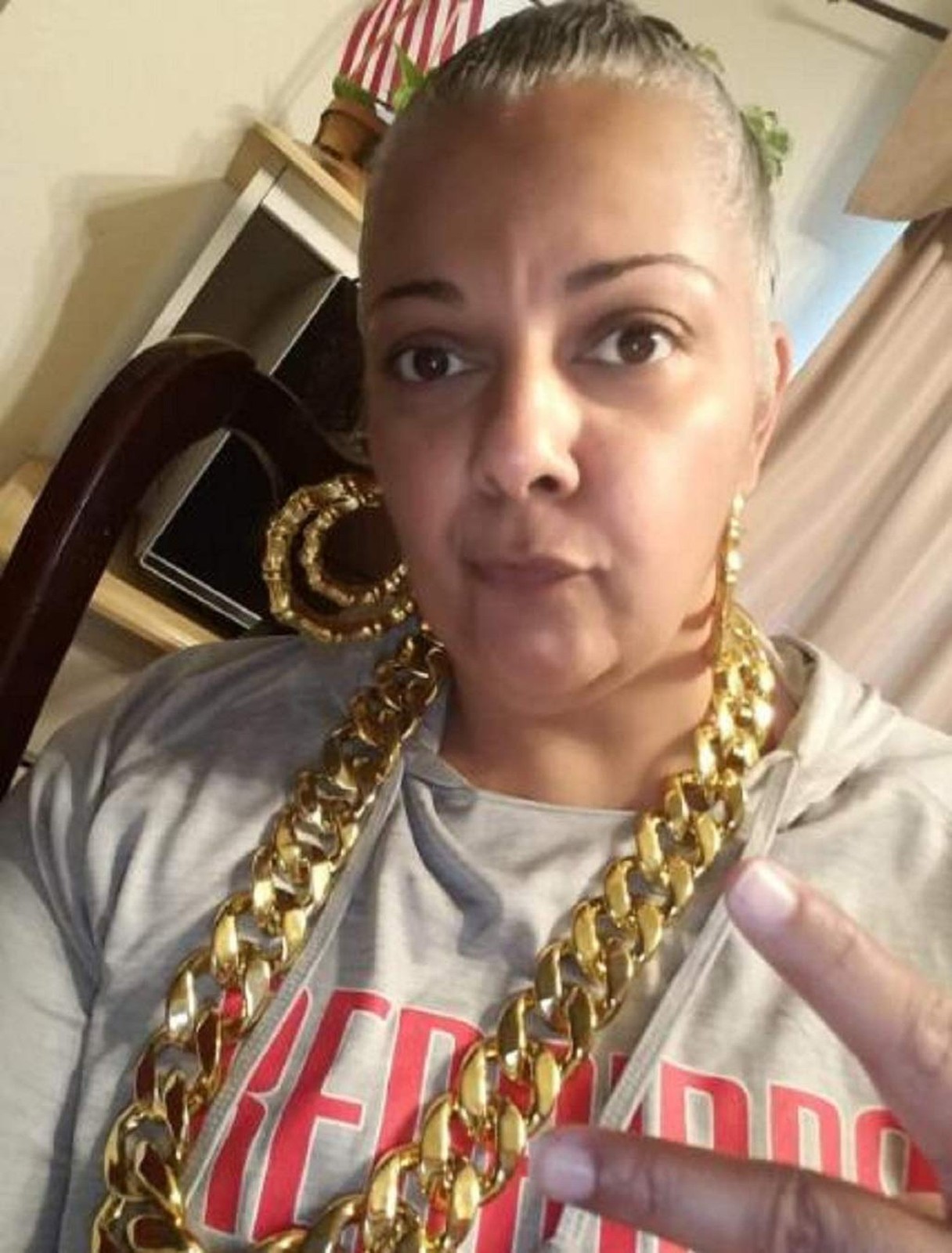 Big Chunky Plastic Hip Hop Chain Necklace,26″,32″,36″,40″ 32 Gold