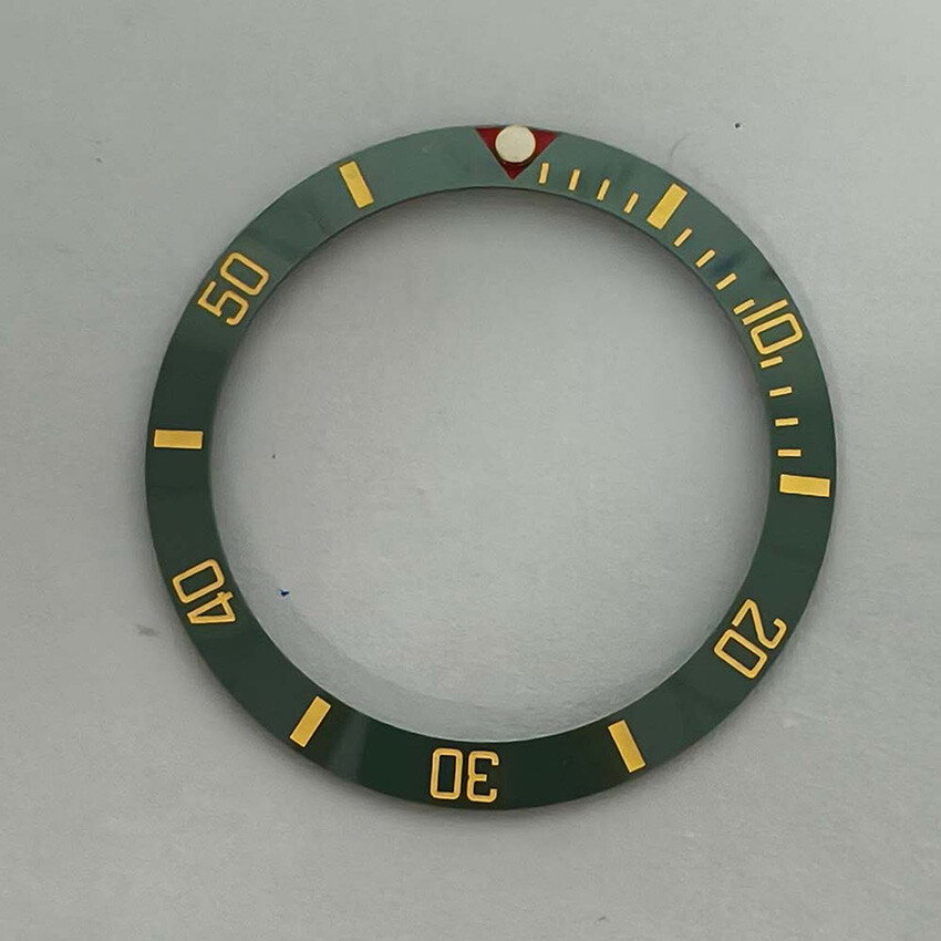 38MM 30.5MM SUB Bezel Beveled Ring Red Triangle Ceramic Bezel Watch Accessories