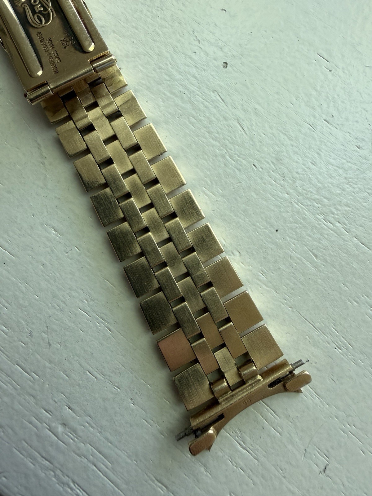 Vintage Rolex 14k Gold Swiss 6311 19mm Jubilee Bracelet Daytona 6265 6263