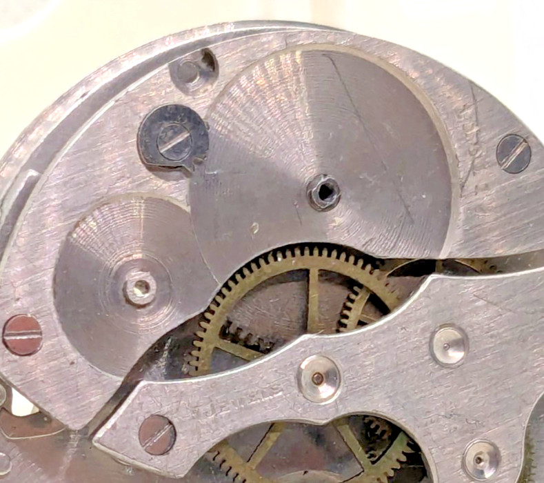 Vintage 40mm Pocket Watch Movement 116114 Crafts Jewelry Watch Parts Unbranded