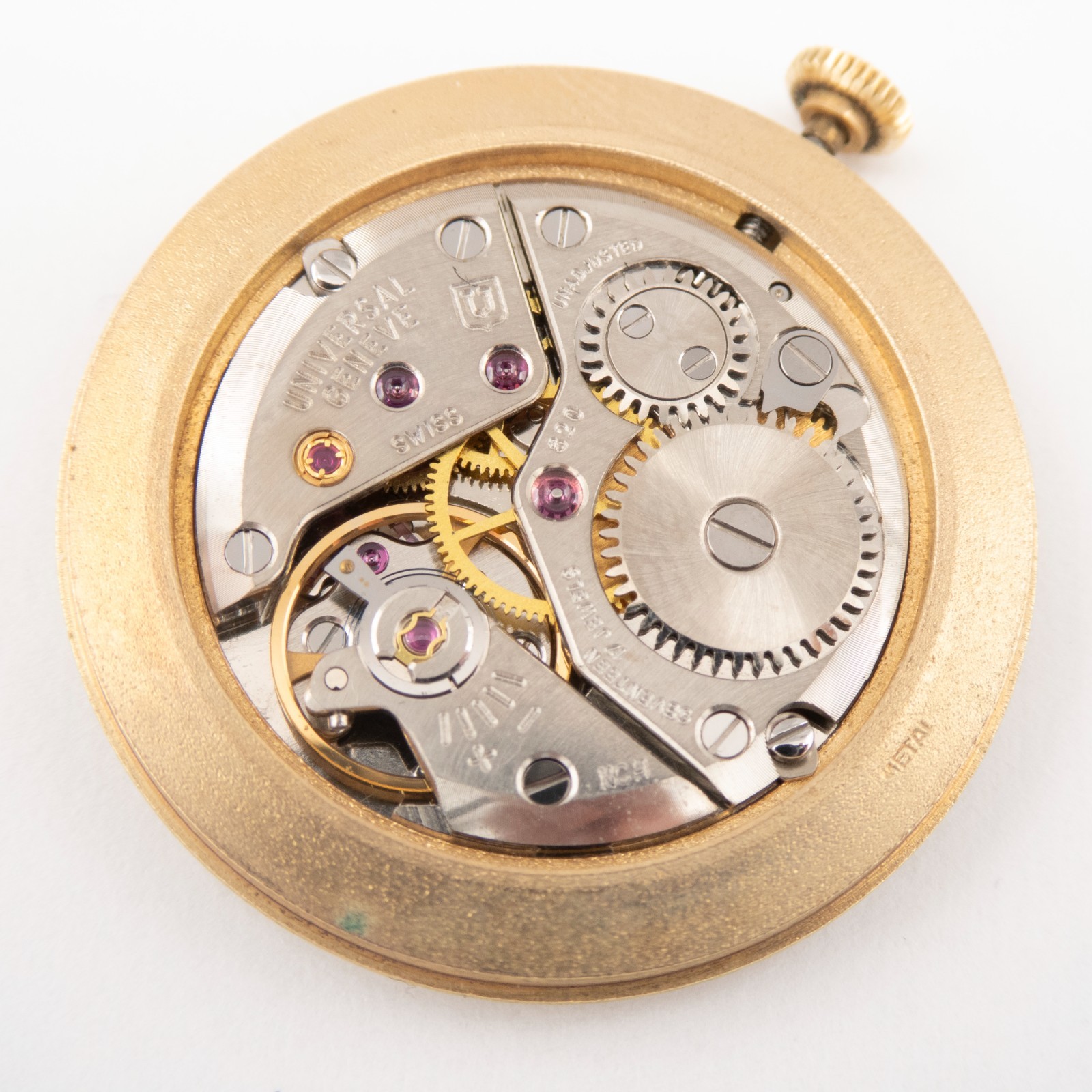 Vintage Universal Geneve Caliber 820 17-Jewel Wristwatch Movement, Runs