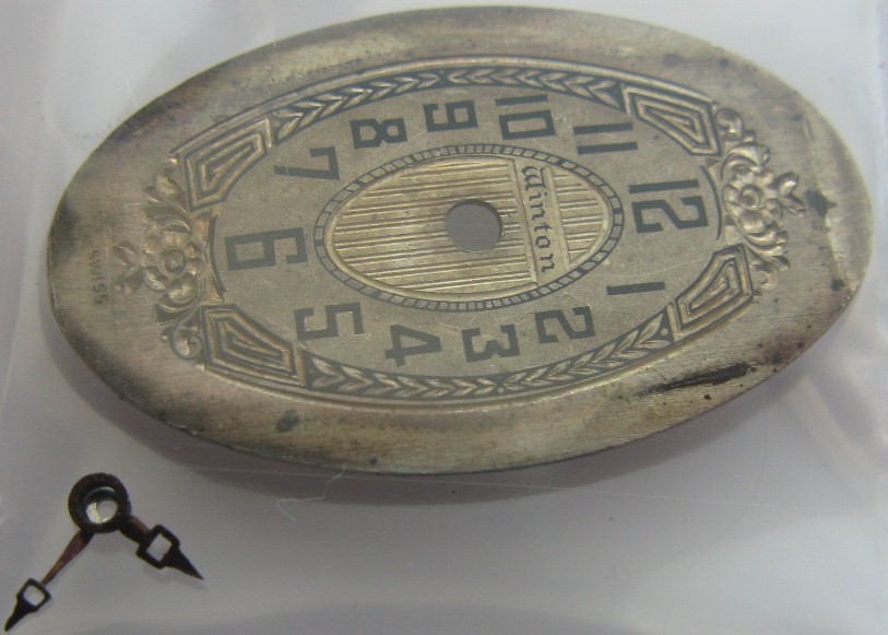 vintage Swiss oval Watch Movement P. Ditisheim & Winton for parts