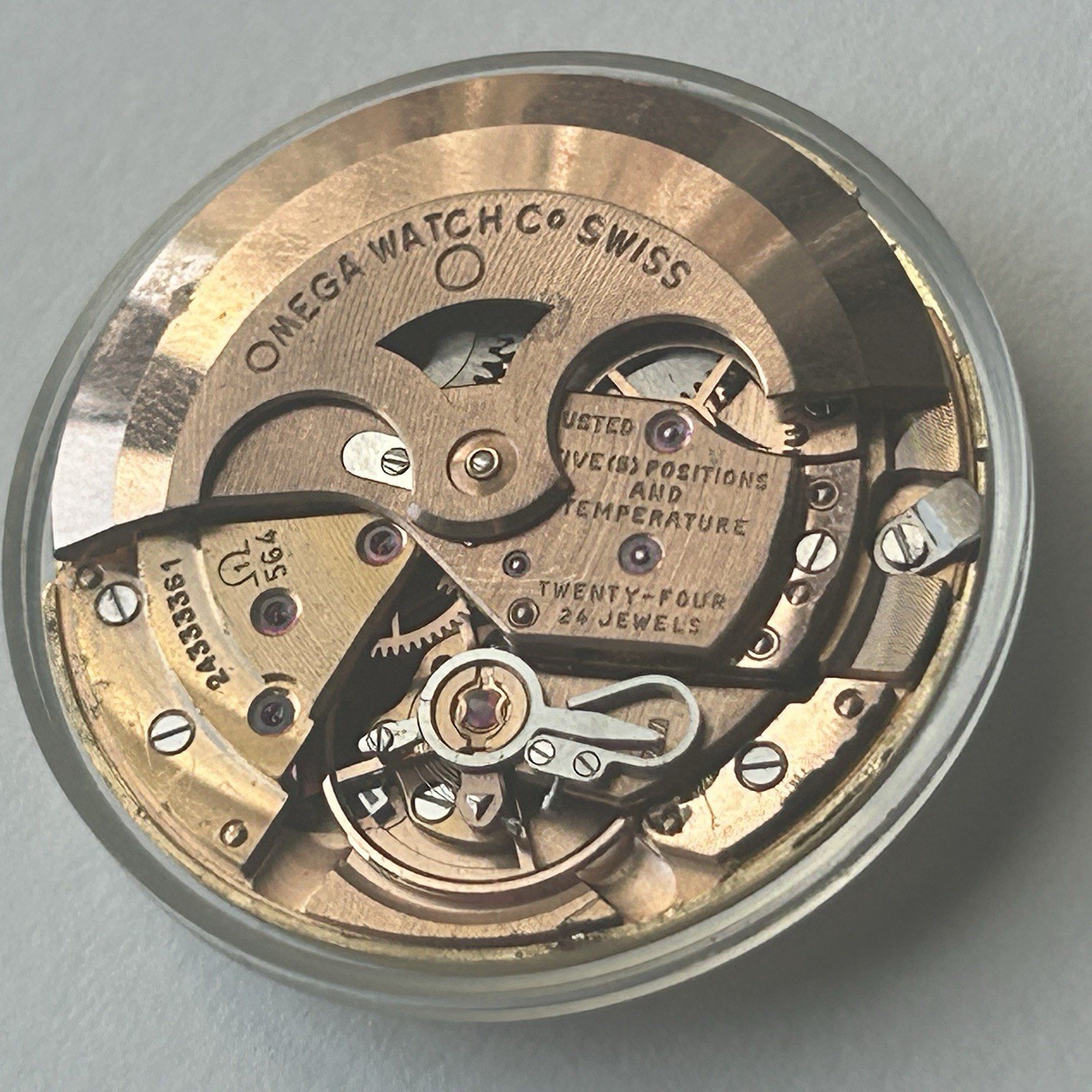 Omega 564 Movement 18K 750 Gold Constellation Pie Pan Dial