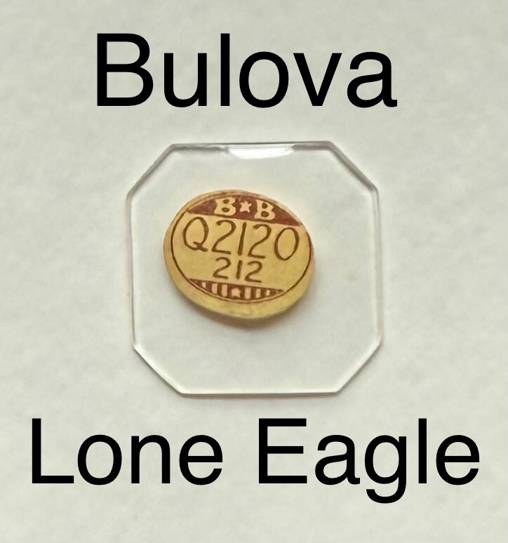 Rare NOS Vintage 1928 Bulova Lone Eagle Conqueror Glass Watch Crystal