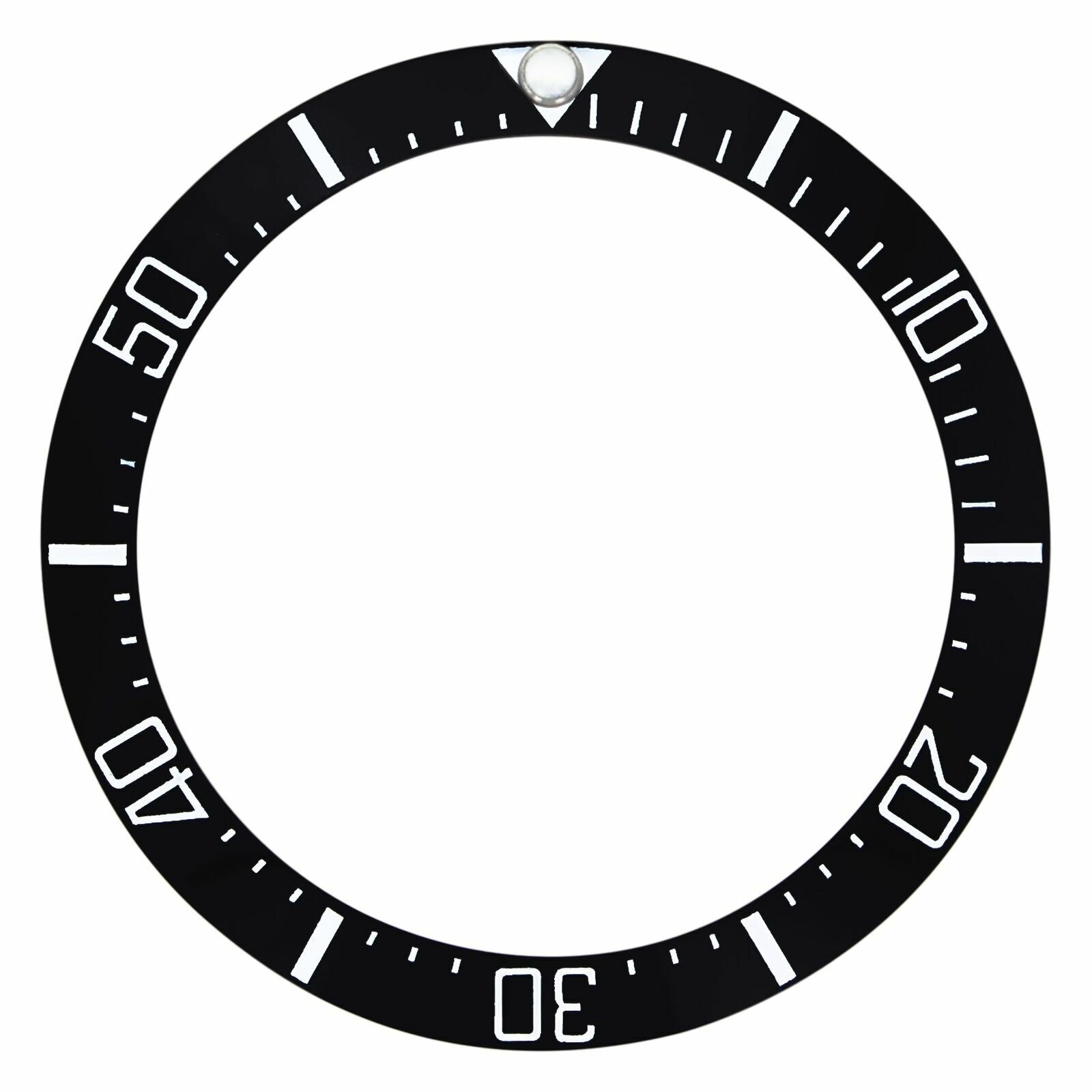 NEW HIGH QUALITY BLACK CERAMIC BEZEL INSERT FOR 44MM ROLEX DEEPSEA 116660,126600
