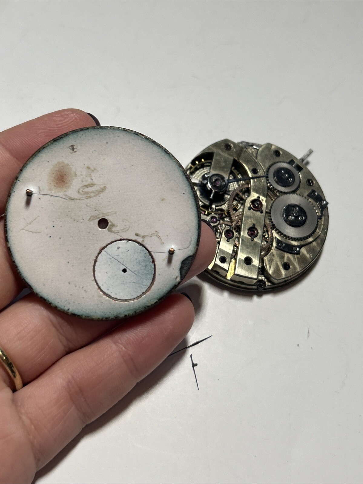 Collectible High Grade NO NAME Full Jewels Wolf Teeth Swiss Pocketwatc Movement