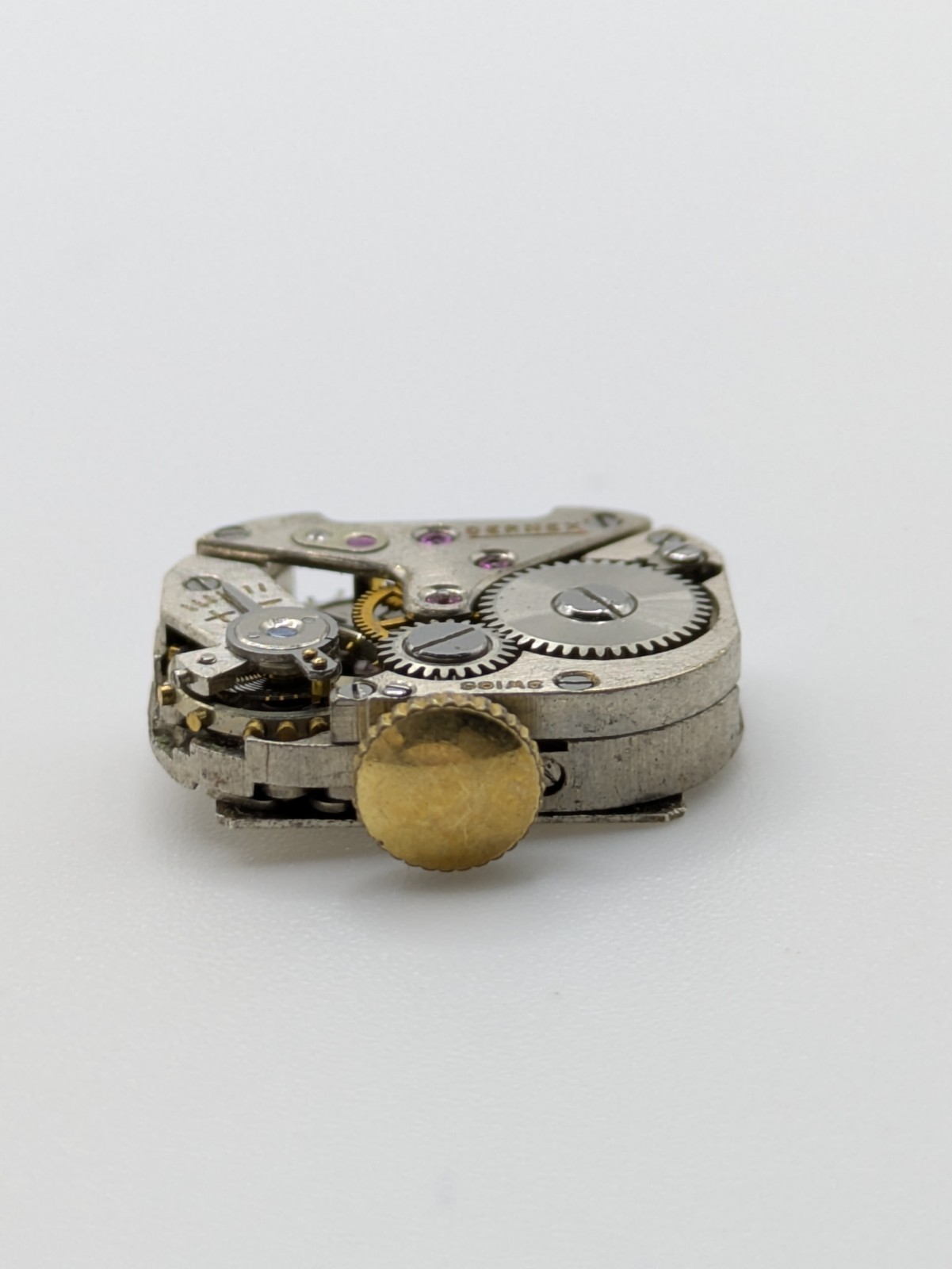 AS 976 Bernex Manual Wind Watch Movement Swiss Made 17 Jewels Untested 14.8mm