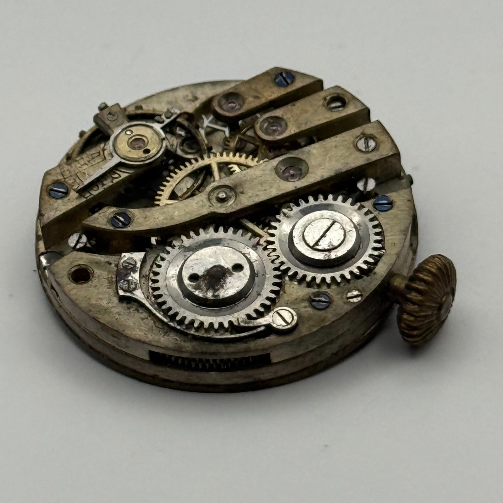 Trench Watch Movement Manual Wind Vintage Parts Repair Spares 24.9mm