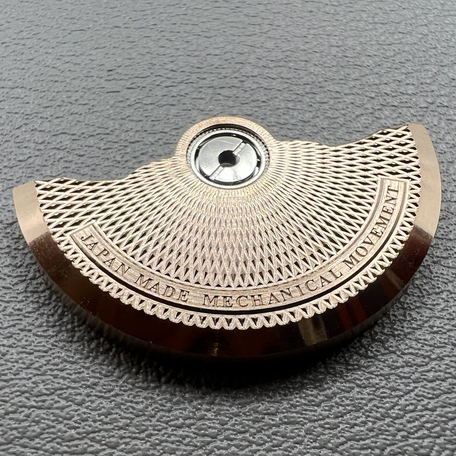 Rose Gold Dense Diamond Pattern Oscillating Rotor Weight for NH34 NH35 NH36