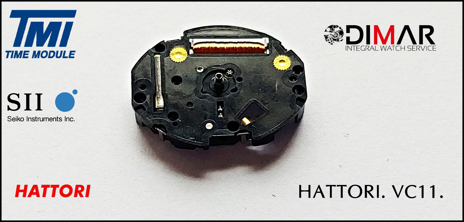 HATTORI TMI CALIBER VC11 WATCH MOVEMENT QUARTZ