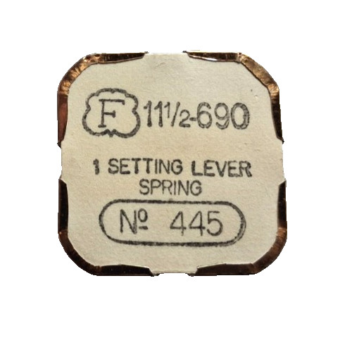Felsa 690 Setting Lever Spring Set Bridge watch part #445/234 *SEE INTERCHANGE