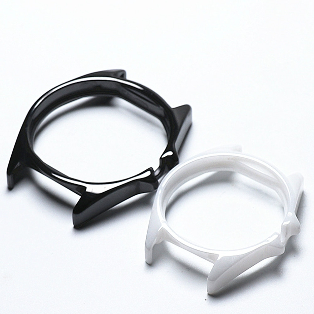 Black / White Ceramic Watch Case For J12 Replacement