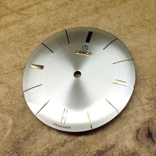 Vintage LANCO Mechanical Watch Dial – Measures Approximately 31.3 mm