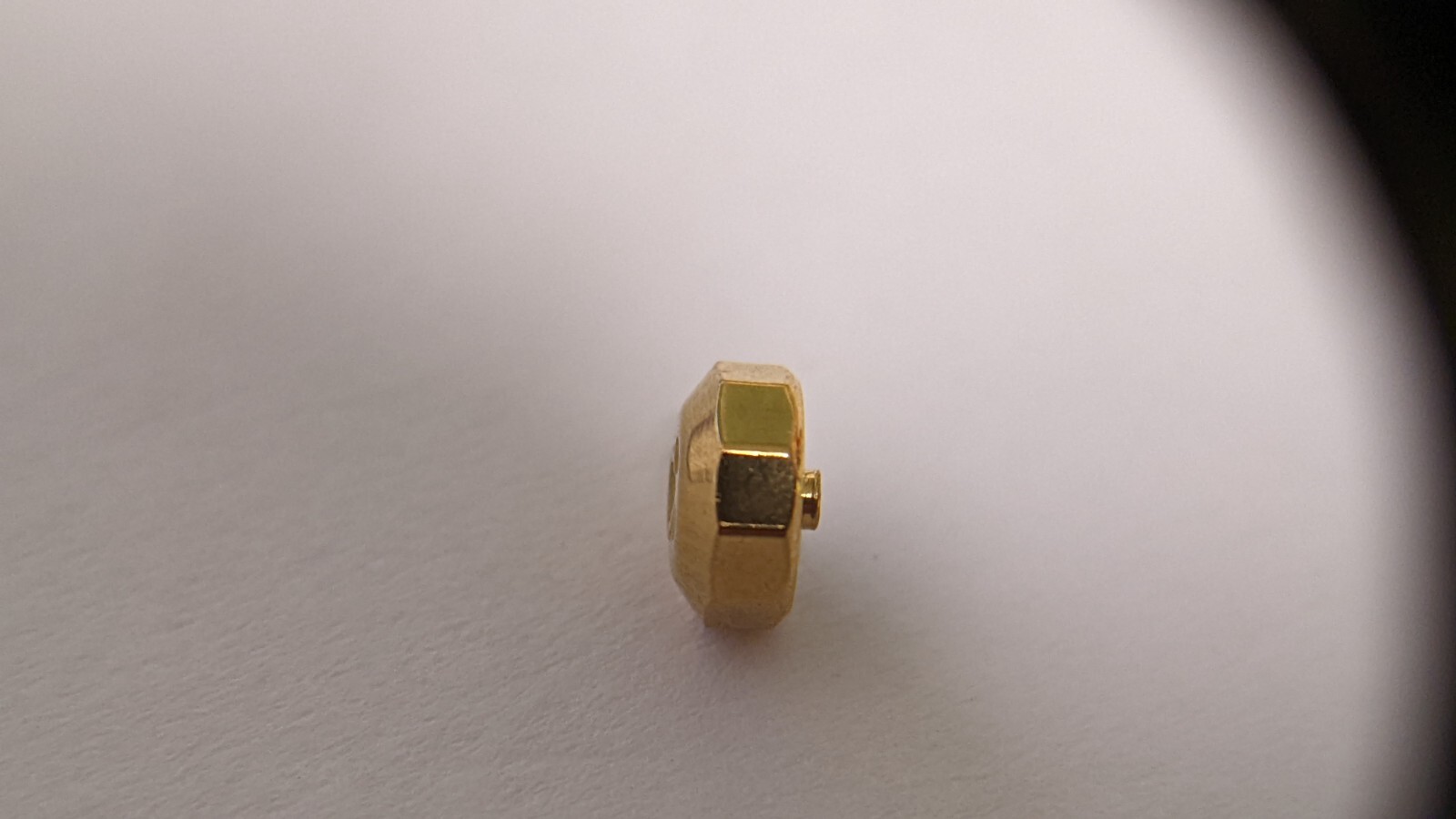 Ω OM yellow CROWN (octagon?) 5.0 x 2.0 tap 10Y (0.90mm stem thread) Unbranded
