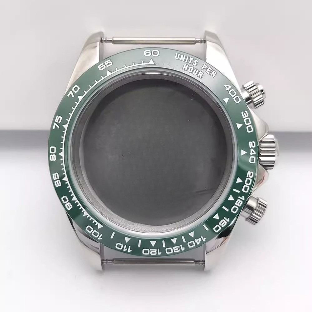 Luxury Diamond Watch Case For VK63/VK64 Movement Stainless Steel Mod Kit