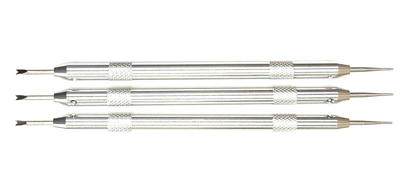 High Quality Watch Band Spring Bar Removers SILVER Handle Watchmaker Repair Tool