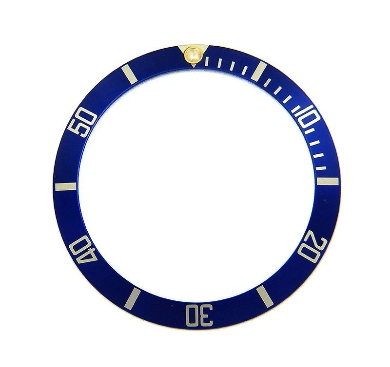 Genuine Rolex Submariner 16803 16613 16808 16618 Blue & Champagne Bezel Insert