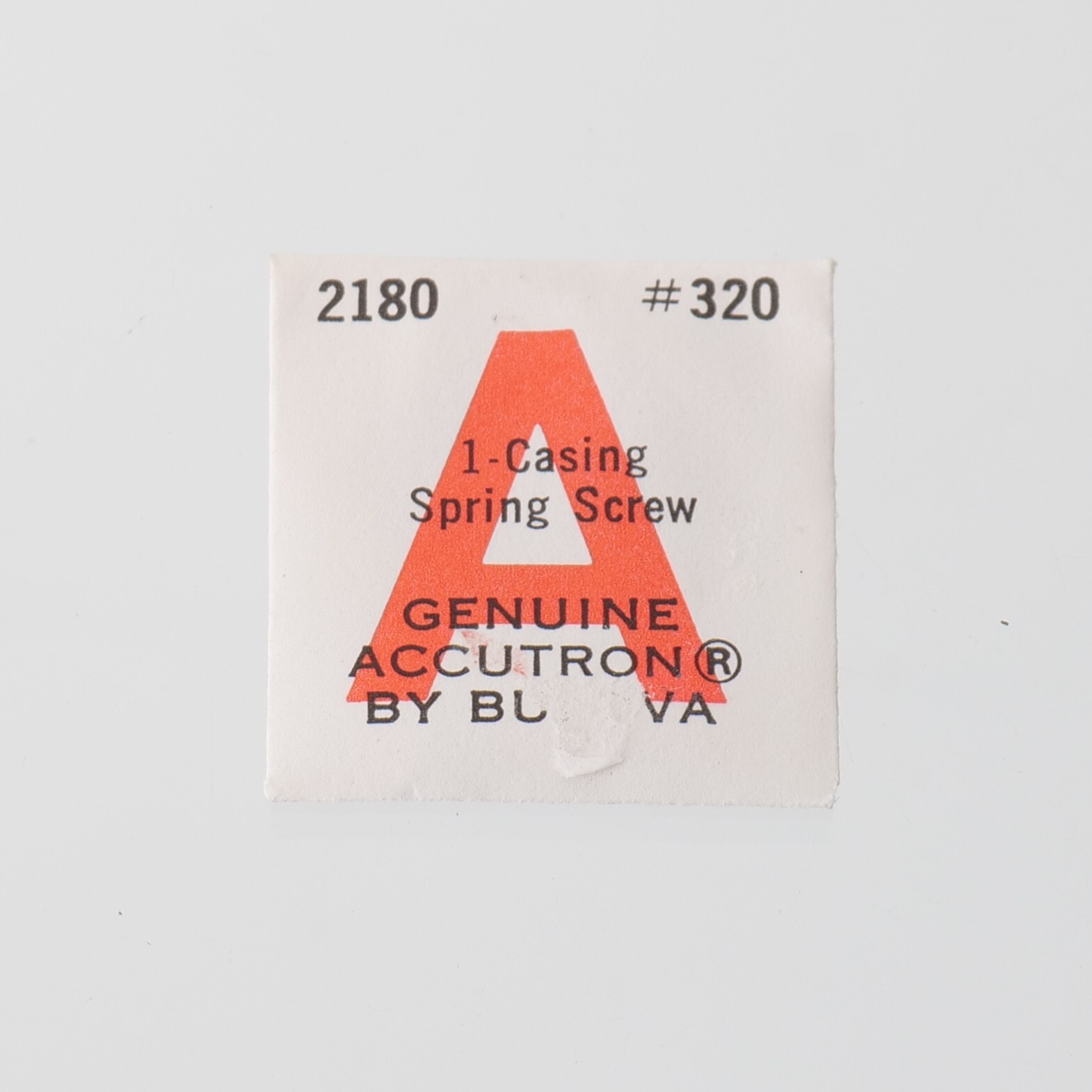 NOS Bulova Accutron 2180 Casing Spring Screw Part #320 Watchmakers (C5D4)