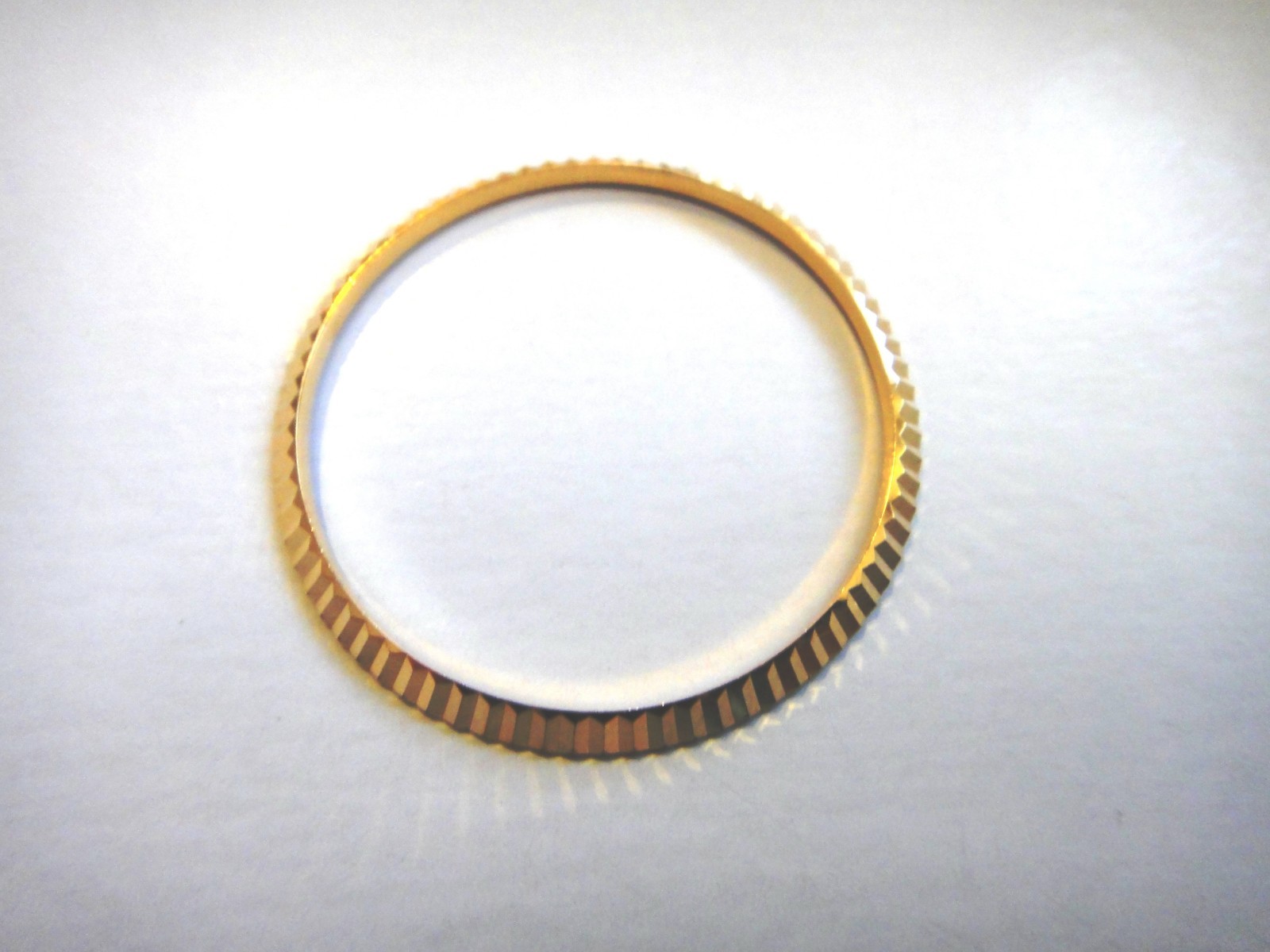 Bezel Ring fits Rolex 16014 Date men’s Oyster Datejust s steel gold Color 34mm