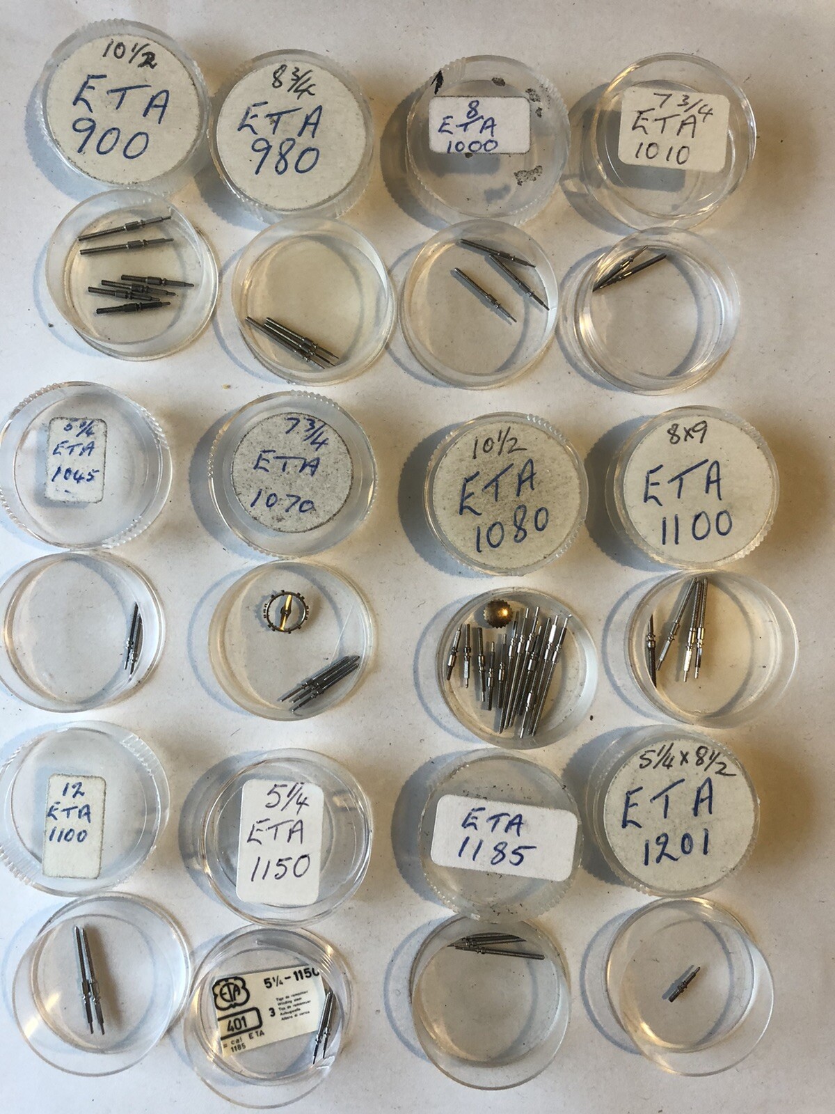 ETA original watch winding stems Part Number 401 NOS