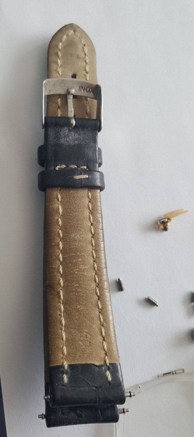 Eterna Sonic Caliber 1550 (ESA Caliber 9162) Wristwatch & Strap For Parts