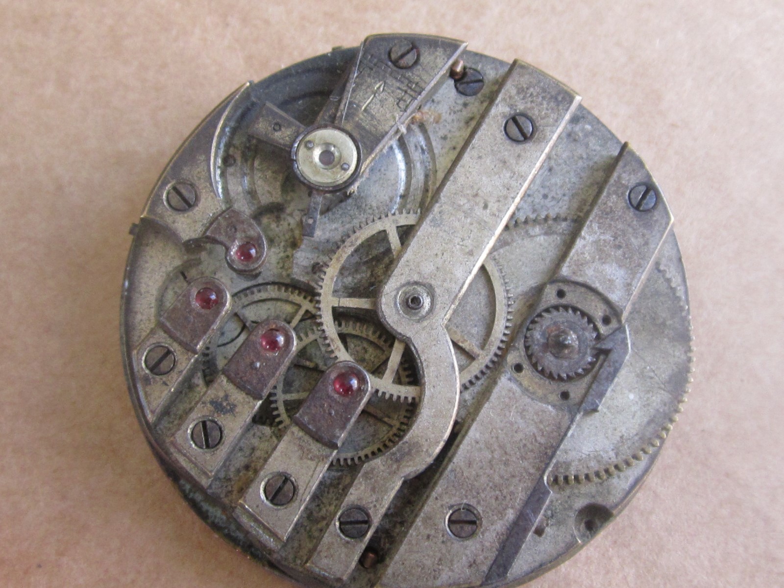 Antique Ottoman Empire lot of 2 Pocket Watch Movements 1850s – Parts / Restore