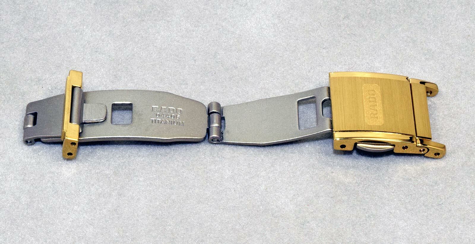 NEW Rado Integral Gold & Titanium Ladies Watch 15mm Bracelet Clasp 04406, 4406