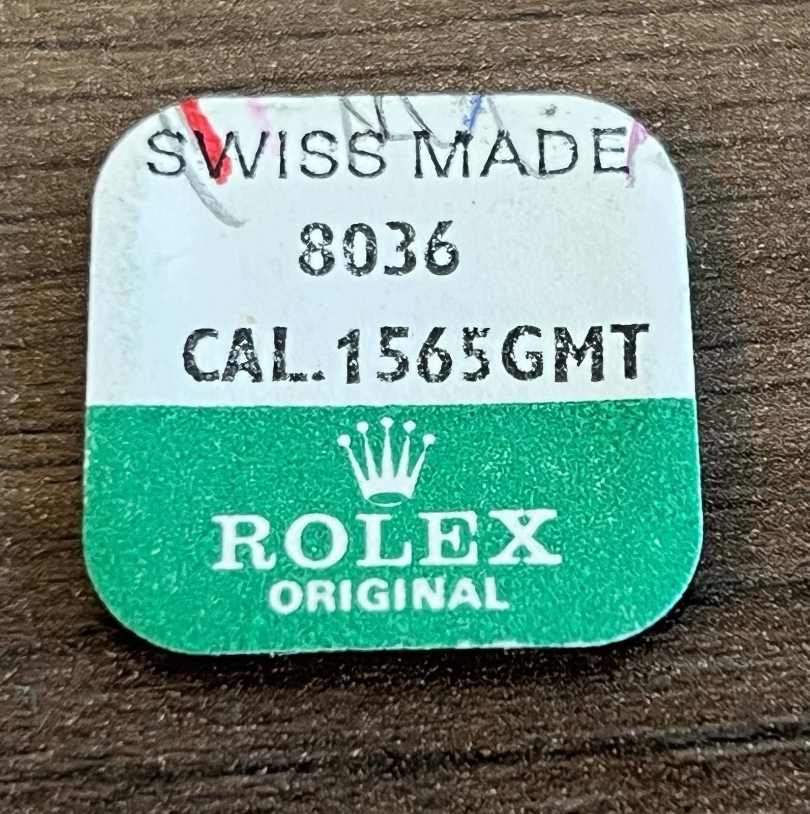 Genuine Rolex Date Jumper 1565-8036 New Old Stock GMT