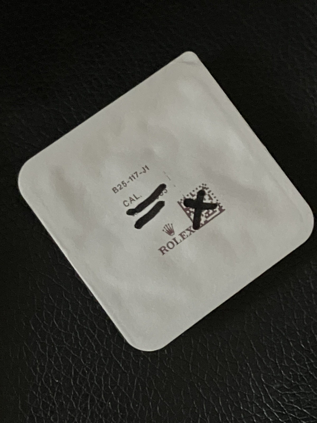 New Genuine Rolex PlexiGlass Crystal Date. Ref# B25-117-J1. For 1500 etc