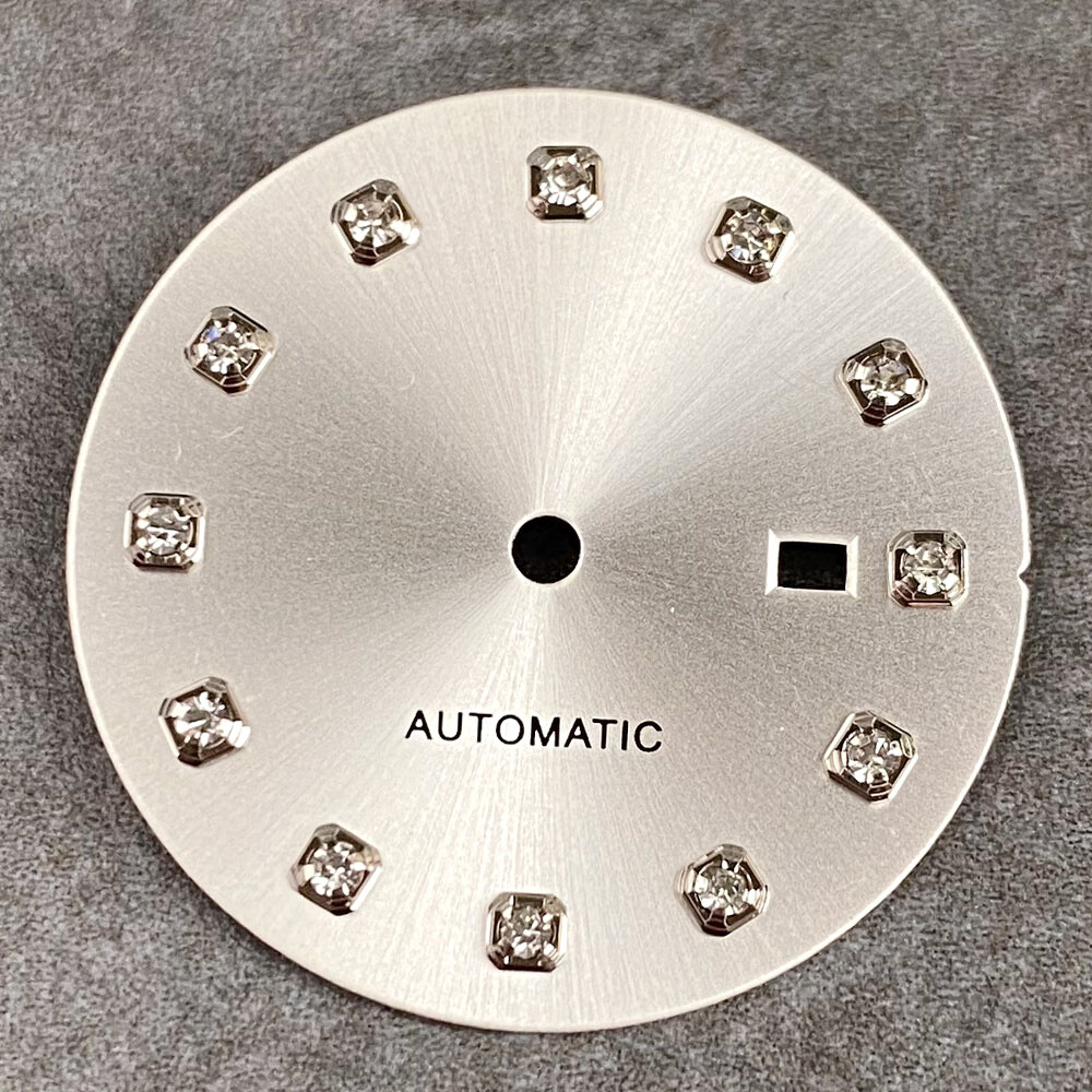 24.5mm Sunburst NH05 Watch Dial Face Women’s Mechanical Watch Modification Parts