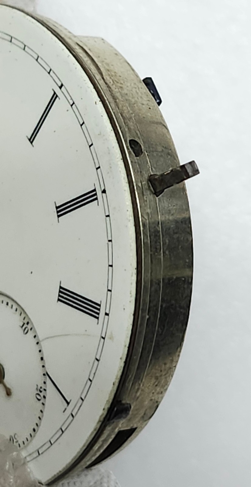 Elgin 12s Pocket Watch Movement – 15J Adjusted – Gilt Finish -for PARTS OR REPAI