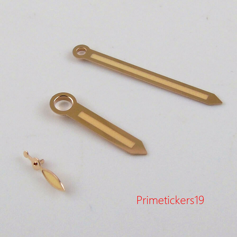 Rose Gold Color Watch Hands Fit ETA6497 6498 ST3600 ST3620 Hand Winding Movement