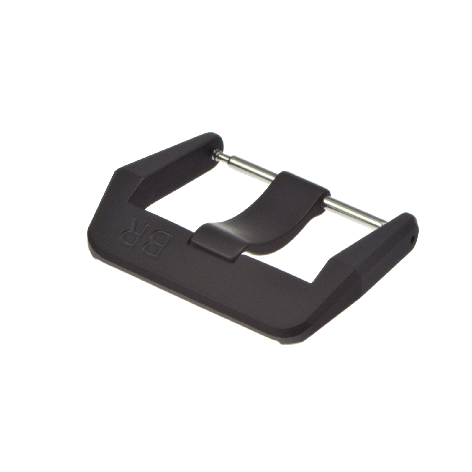 Genuine BELL & ROSS pin buckle 24 mm steel PVD black for BR 01, BR 02, BR 03