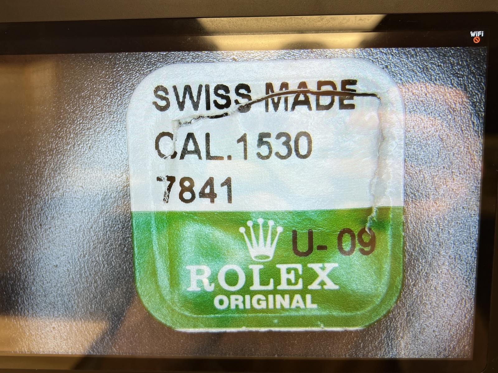 Genuine Rolex 1530 Escape Wheel Part 7841 Opened Unused OEM
