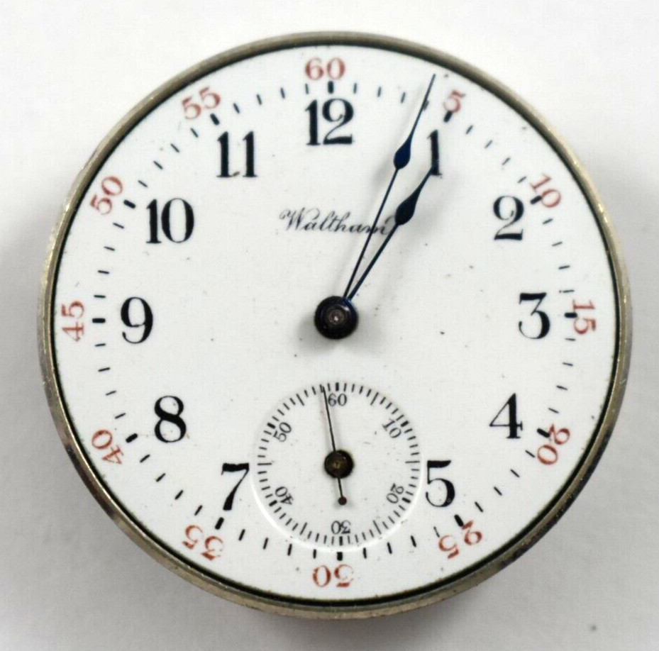 Vintage Waltham Grade 110 0s 11J Pendant Set Pocket Watch Movement lot.wc