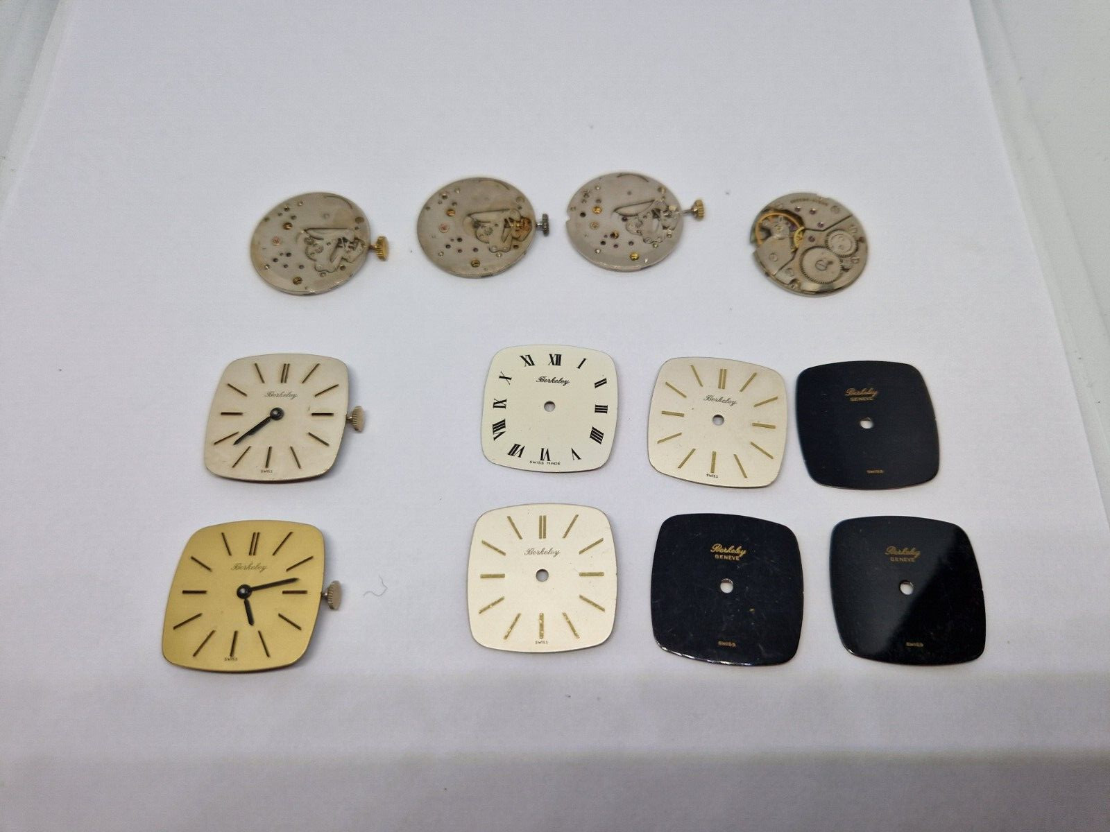 Beuche- Girod Peseux Cal 7001 watch movements and berkeley Dials