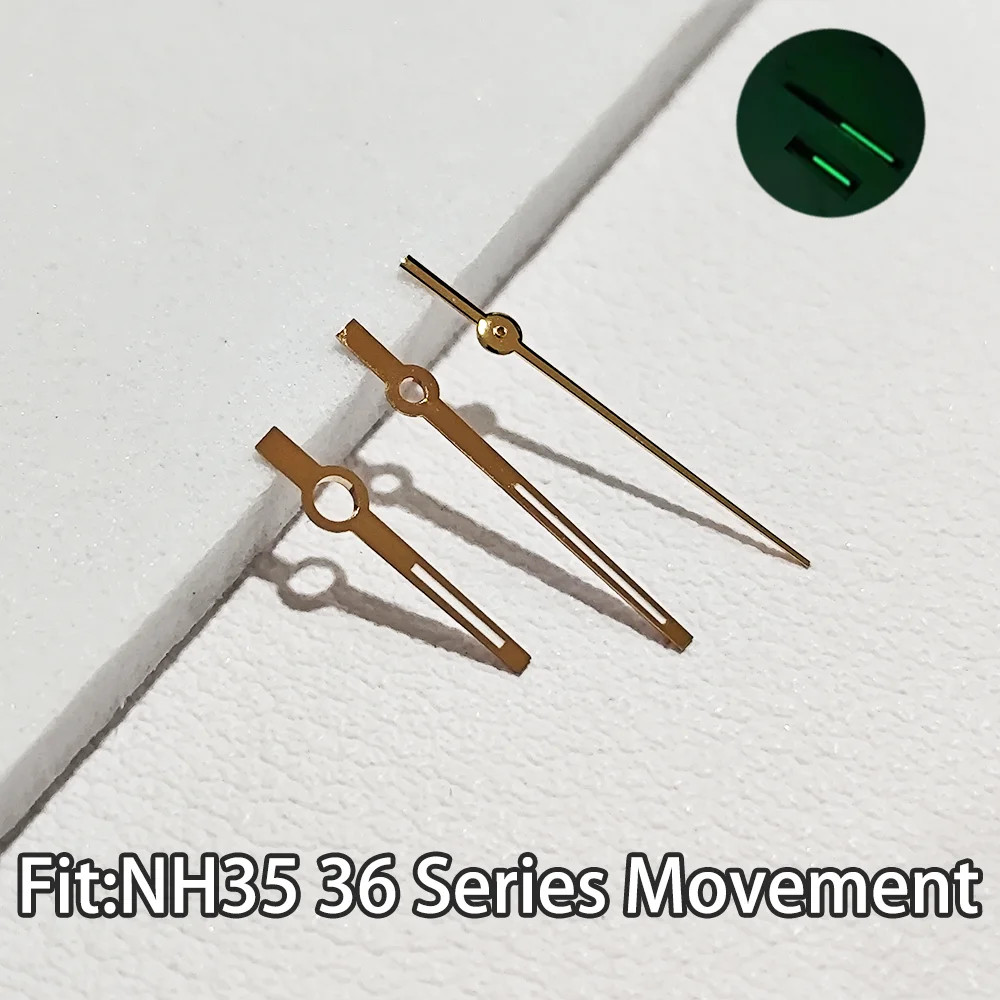 Rose Gold Silver Gold Watch Hands Fit for NH35/36/8215 Movement Pointers