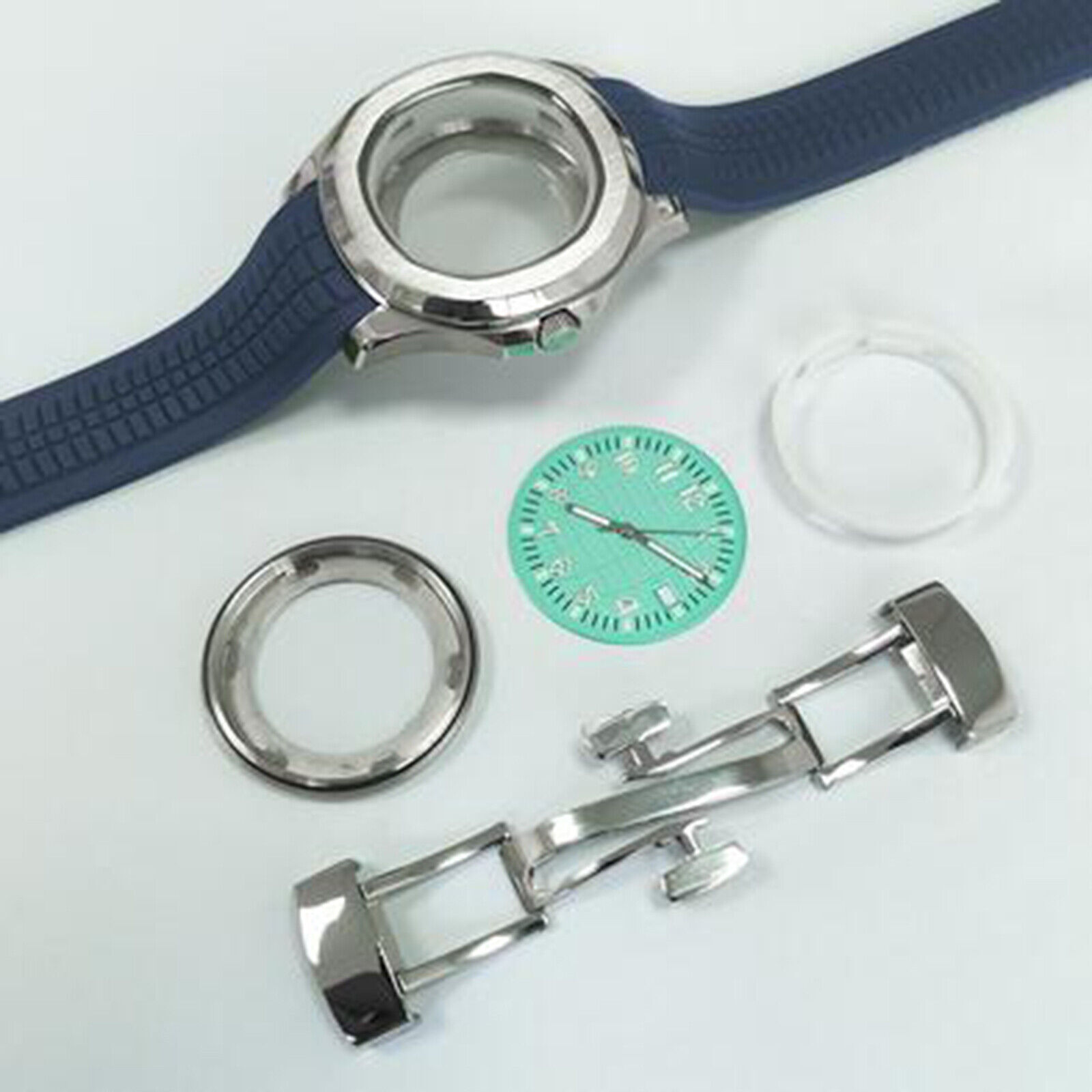 Watch Case Dial Hands Strap Accessories for NH35/36/4R/7S Movement