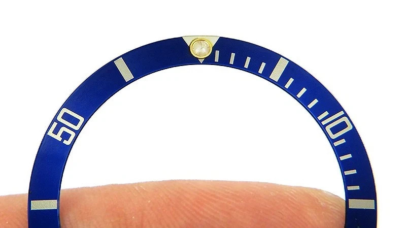 Genuine Rolex Submariner 16803 16613 16808 16618 Blue & Champagne Bezel OC#1993