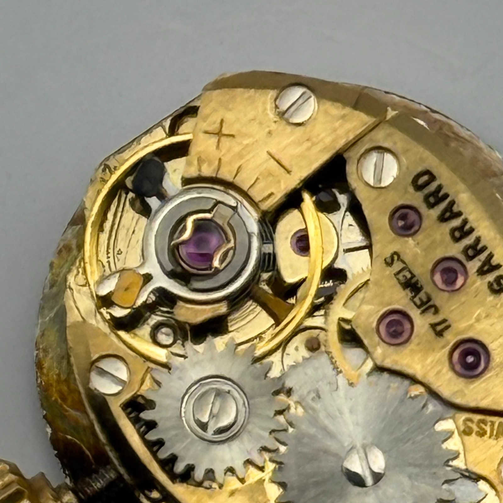 ETA 277.001 Watch Movement Running Garrard Ladies 17J Swiss Parts Repair 13mm